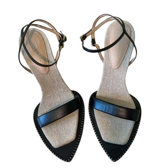 ✨JACQUEMUS✨Black Novio Heel Sandals - Picture 5 of 12